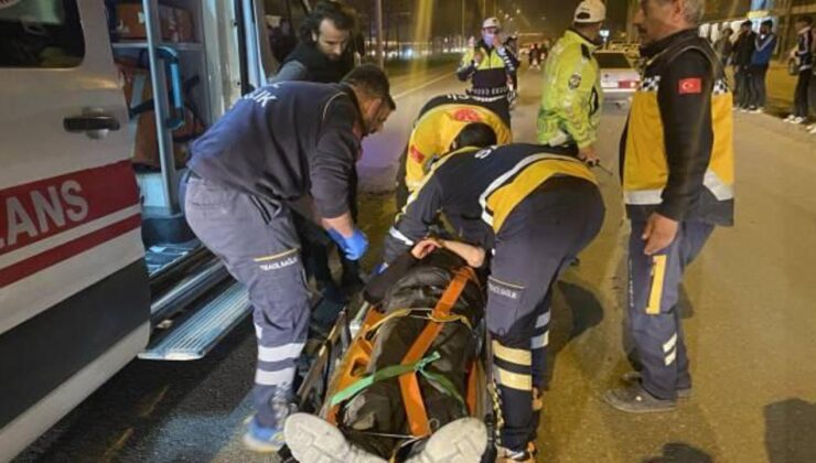 Adıyaman’da motosiklet ticari araca çarptı: 2 yaralı