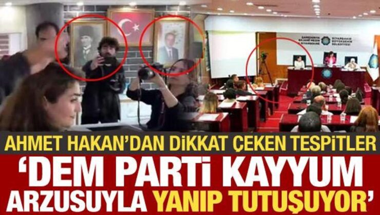 Ahmet Hakan: DEM Parti, kayyuma gel gel yapıyor