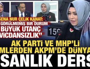 AK Parti ve MHP’li vekillerden AKPM’de dünyaya insanlık dersi