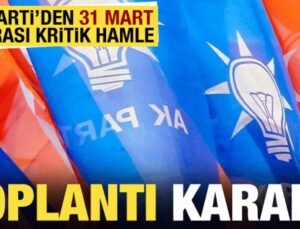 AK Parti’de yerel seçim sonrası kritik hamle! MYK  toplanıyor