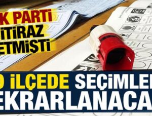 AK Parti’nin itirazının kabul edildiği ilçede seçimler tekrarlanacak!