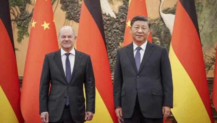 Alman Şansölye'den Çin'e tarihi ziyaret: İki taraftan da sıcak mesajlar