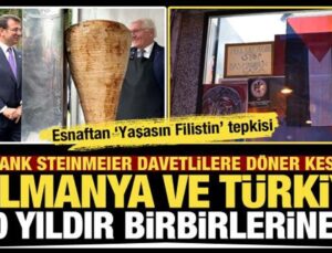 Almanya Cumhurbaşkanı Steinmeier davetlilere döner kesti