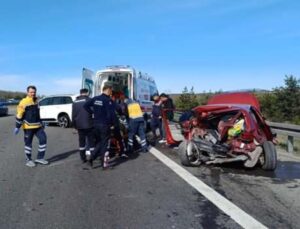 Anadolu Otoyolu’nda feci kaza: Yaralılar var!
