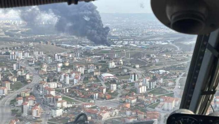 Ankara yangınına Ateş Kuşu desteği