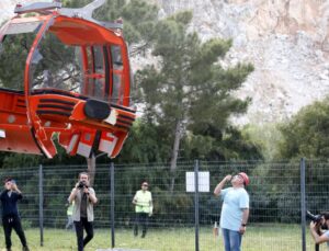 Antalya’da kazanın yaşandığı teleferiğin 36 kabini yere indirildi