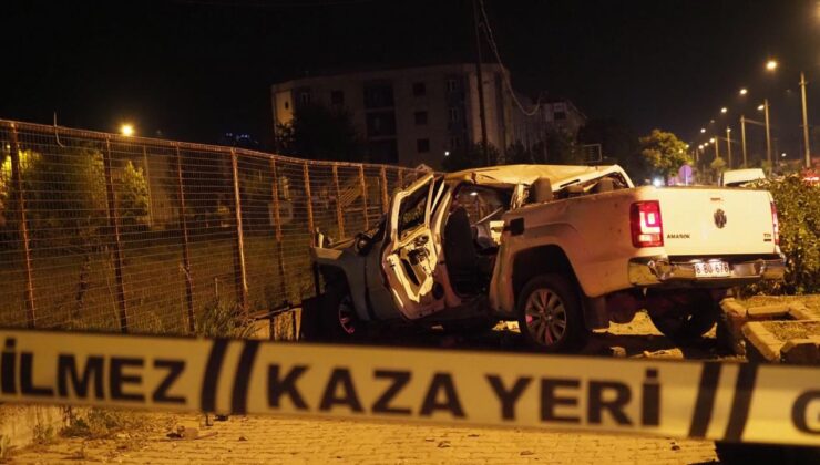 Aydın’da pikap takla attı: 1 kişi öldü, 3 kişi yaralandı!
