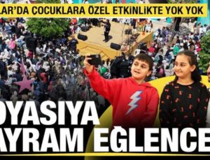 Bağcılar’da çocuklara özel ’bayram’ eğlencesinde renkli anlar