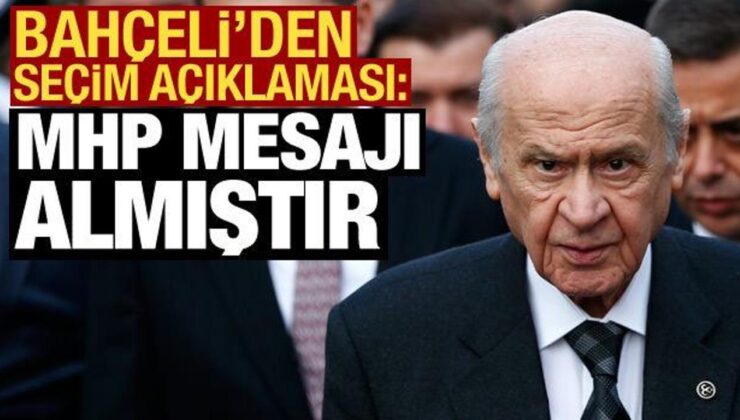 Bahçeli’den seçim açıklaması: Değerlendirme için kolları sıvadık