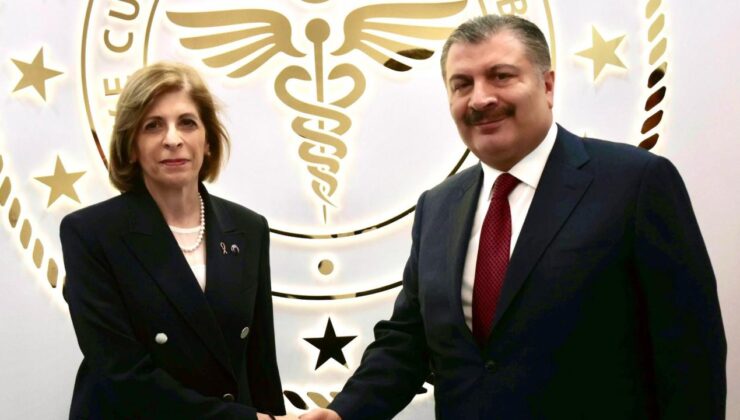 Bakan Koca, AB Komisyonu Üyesi Kyriakides ile görüştü