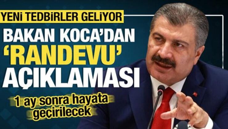 Bakan Koca açıkladı: Hastaneden randevu alıp gitmeyenlere yeni tedbirler geliyor