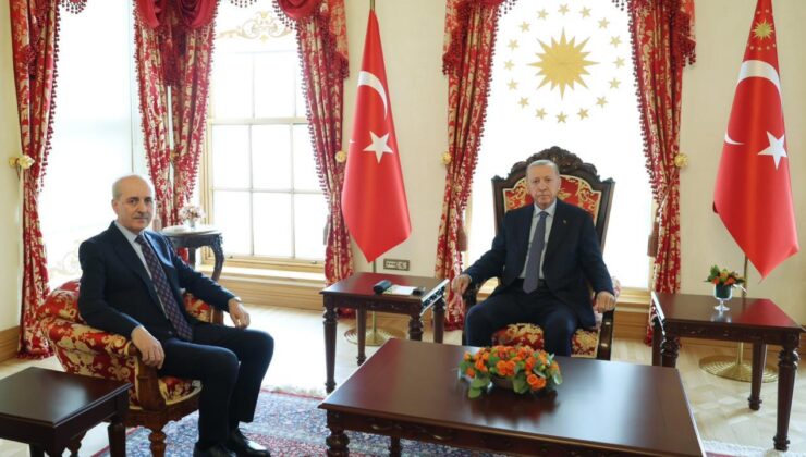 Başkan Erdoğan, TBMM Başkanı Kurtulmuş’u kabul etti