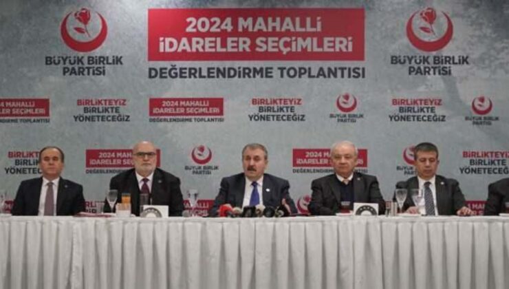 BBP Lideri Mustafa Destici’den YSK’nın Van kararına tepki