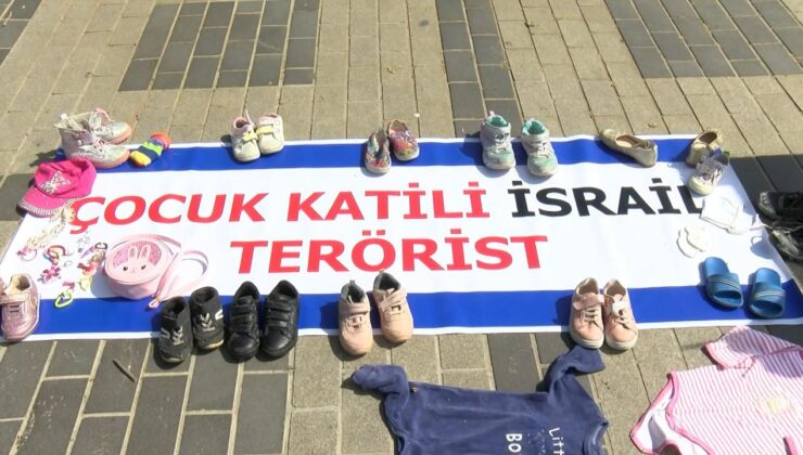 Beykozlu anneler sahile 3 kilometre boyunca 5 bin çocuk elbisesi ve oyuncak bıraktı