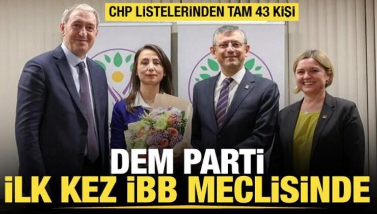 DEM Parti ilk kez İBB’de temsil edilecek