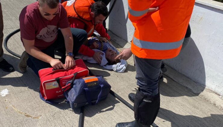 Denizde korkunç kaza! Kadının bacağı koptu