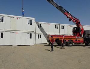 Deprem hazırlığı: Şehre konteyner kurulumu başladı!