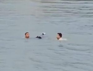 Dicle Nehri’ne atlayan genç kızı kurtardılar