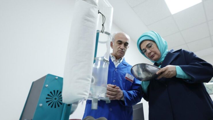Emine Erdoğan’dan, Türkiye Tohum Gen Bankası’na ziyaret