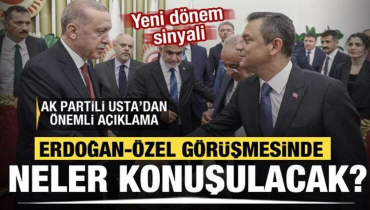 Erdoğan-Özel görüşmesinde neler konuşulacak? AK Partili Usta’dan önemli açıklama