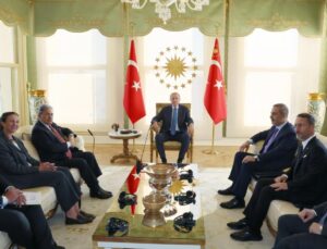 Erdoğan, Yeni Zelanda Başbakan Yardımcısı Peters’i kabul etti