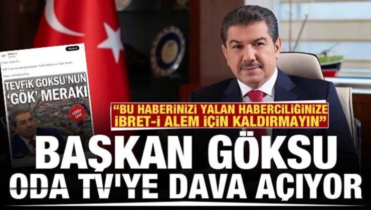 Esenler Belediye Başkanı Tevfik Göksu kendisini hedef alan Oda TV’ye dava açıyor