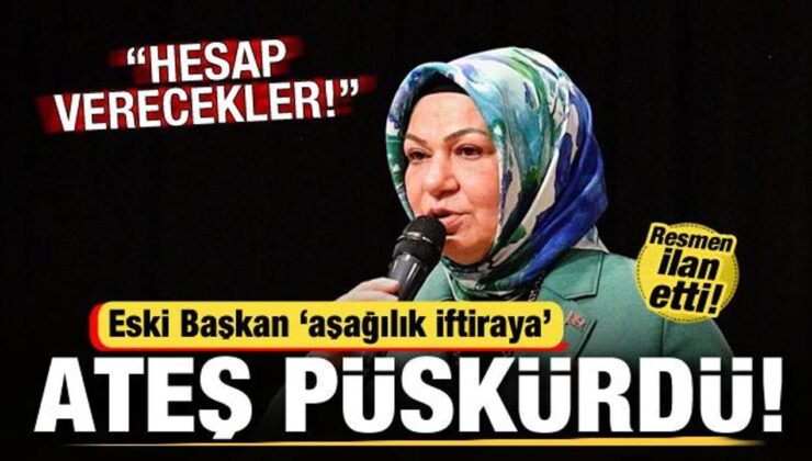 Eski Başkan Şeyma Döğücü ‘aşağılık iftiraya’ ateş püskürdü: Hesap verecekler!