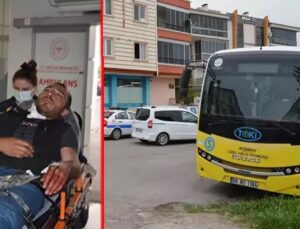 Halk otobüsü şoförü, güzergah dışı isteği reddedilen yolcunun bıçaklı saldırısına uğradı