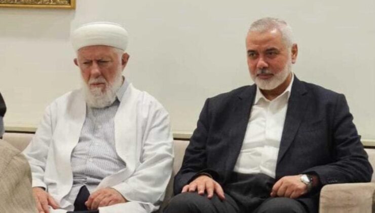 Hamas lideri Heniyye’den İsmailağa Cemaati’ne taziye ziyareti