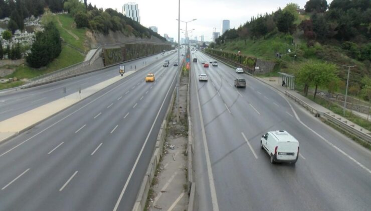 İstanbul’da alışık olmadığımız manzara! Trafik yoğunluğu neredeyse yok gibi