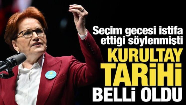 İYİ Parti’de kurultay tarihi belli oldu