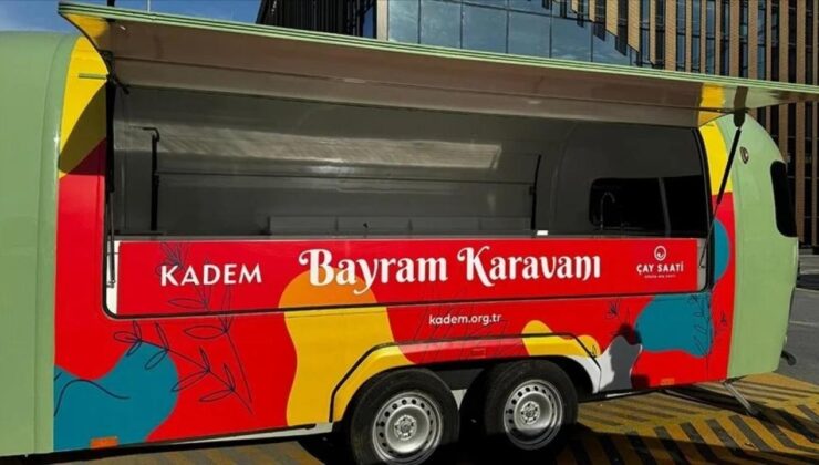 KADEM, depremzedelere ‘Bayram Karavanı’yla hizmet verecek