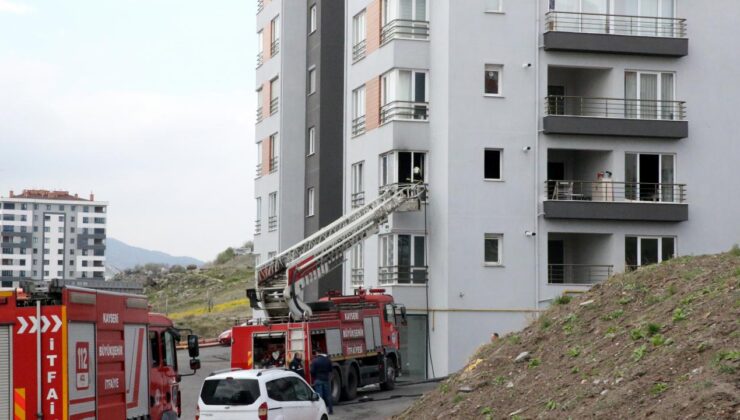 Kayseri’de yangın: Hastaneye kaldırıldılar
