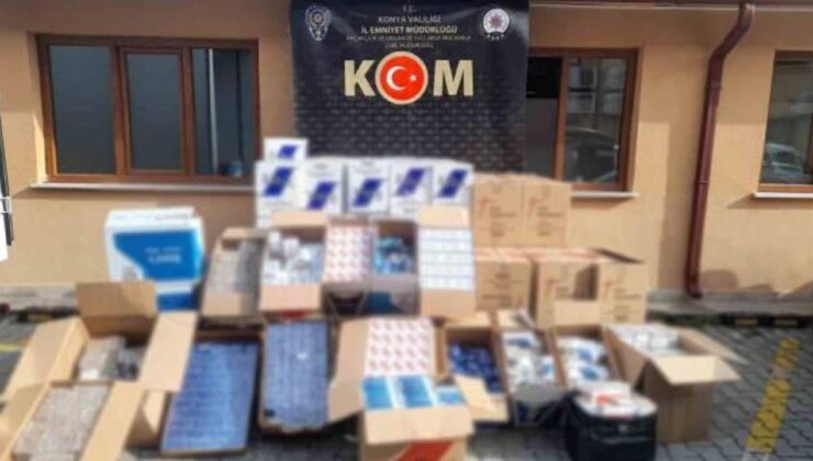 Konya’da kaçakçılık operasyonlarında 14 şüpheli yakalandı