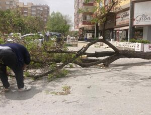 Konya’da fırtına etkili oluyor