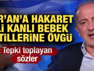 Kur’an’a hakaret, soykırımcı İsrail’e övgü! Fatih Altaylı’dan tepki toplayan açıklama