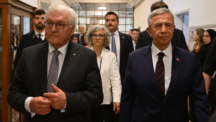 Mansur Yavaş, Almanya Cumhurbaşkanı Steinmeier ile görüştü