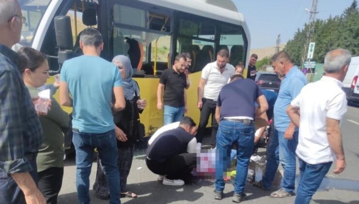 Mardin’de minibüs ile motosiklet çarpıştı: 2 ağır yaralı