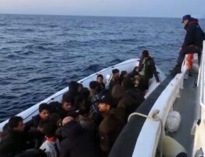 Marmaris’te 36 düzensiz göçmen kurtarıldı