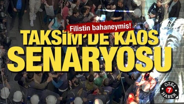 Mesele Filistin değilmiş! Taksim’deki olaylı eylemin arkasından marjinal sol çıktı