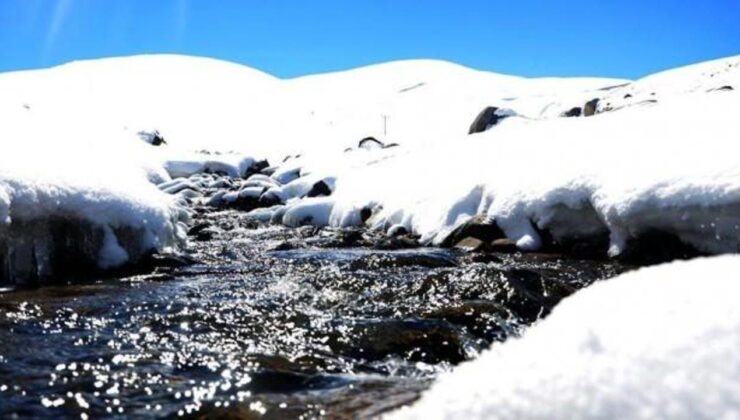 Meteorolojinde kar erimesi ve çığ uyarısı