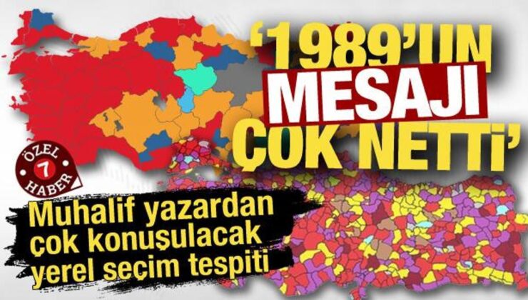 Muhalif yazardan çok konuşulacak yerel seçim tespiti