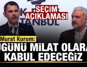 Murat Kurum’dan seçim açıklaması