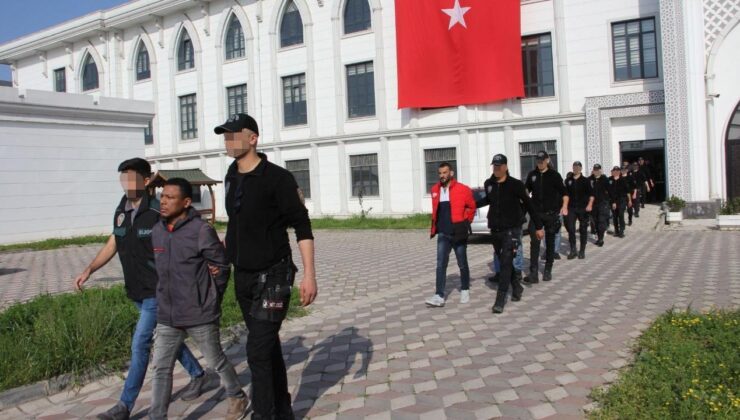 ‘Narkoçelik-11’ operasyonlarında yakalanan 13 zanlıdan 10’u tutuklandı