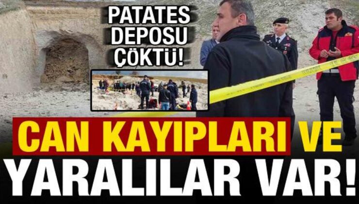 Niğde’de toprak altındaki patates deposunda göçük; 2 ölü, 4 yaralı
