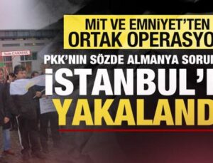 PKK/KCK’nin Almanya yapılanması sözde sorumlularından Saim Çakmak İstanbul’da yakalandı