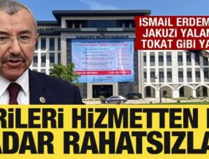 Sancaktepe Belediyesi’ndeki jakuzi yalanına İsmail Erdem’den tokat gibi cevap!