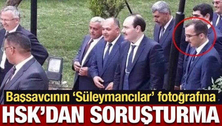 Silifke Başsavcısının ‘Süleymancılar’ fotoğrafına HSK’dan soruşturma