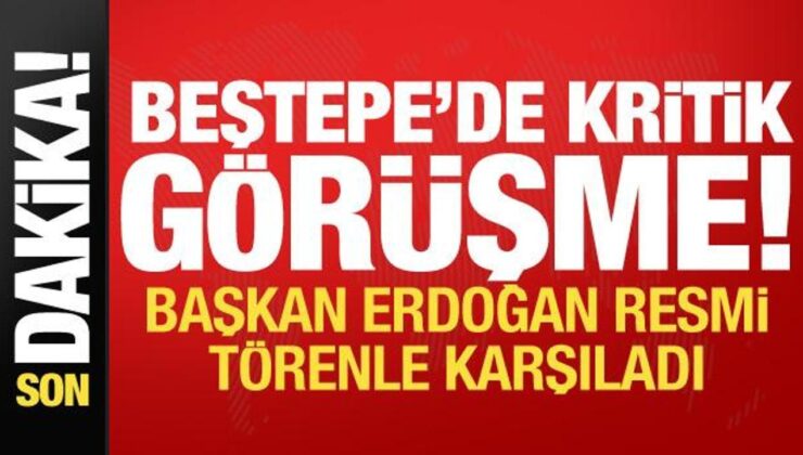 Son dakika: Alman Cumhurbaşkanı Ankara’da! Başkan Erdoğan resmi törenle karşıladı