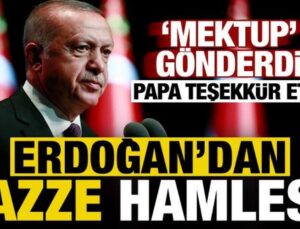 Son dakika: Başkan Erdoğan’dan kritik ‘Gazze’ hamlesi! Papa’dan Erdoğan’a teşekkür